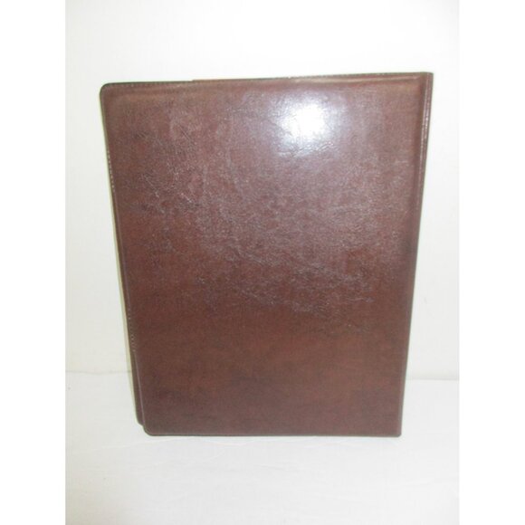 Allant Bi-Folio Brown Leather Organizer With Writing Pad & Pen Loops - Picture 3 of 3